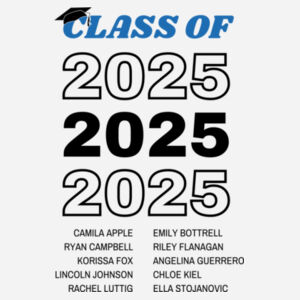LBA Senior 2025 Crewneck Design