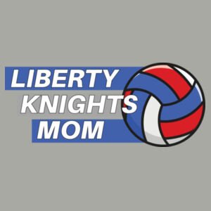 Liberty Knights Mom Volleyball - Softstyle® T-Shirt - Softstyle® T-Shirt Design