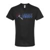 Unisex Poly-Rich V-Neck T-Shirt Thumbnail