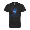Unisex Poly-Rich V-Neck T-Shirt Thumbnail
