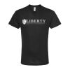 Unisex Poly-Rich V-Neck T-Shirt Thumbnail