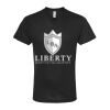 Unisex Poly-Rich V-Neck T-Shirt Thumbnail