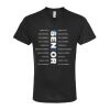 Unisex Poly-Rich V-Neck T-Shirt Thumbnail