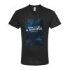 Unisex Poly-Rich V-Neck T-Shirt Thumbnail