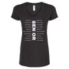 Women's Poly-Rich V-Neck T-Shirt Thumbnail